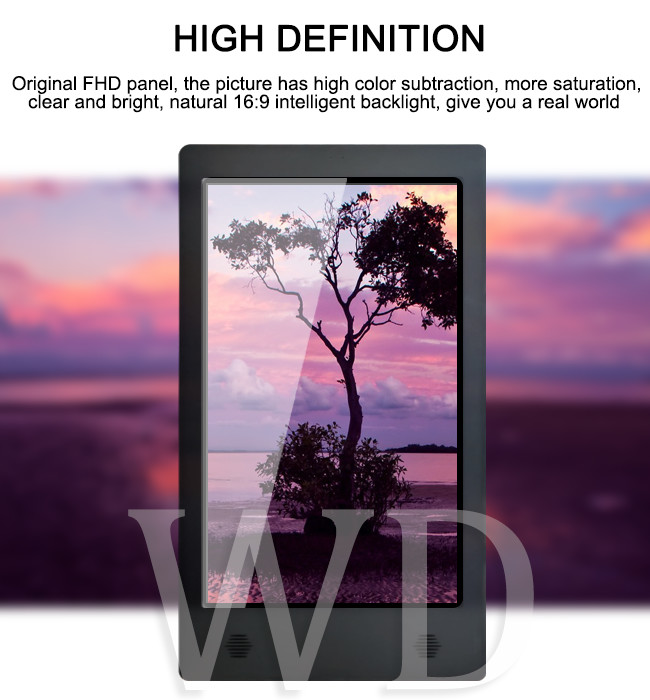 Non Touch 23.6 Inch HD 1080P Wall Mounted Digital Signage All In One