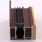 OEM Aluminum Door Profile Easy Installation High Corrosion Resistance Sound