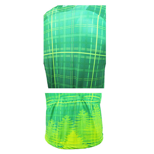 Mesh Fabric Premium Summer Cycling Jersey With Three Pockets Anti - UV