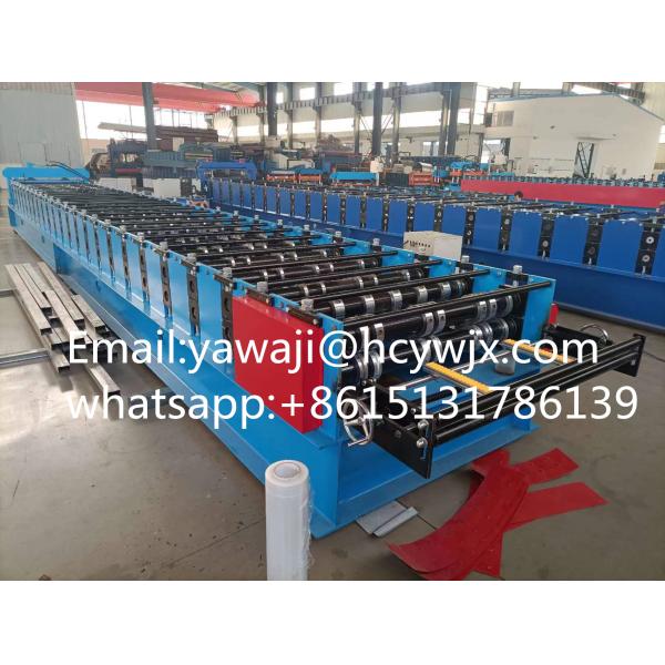 1.2mm Floor Ceramic Tiles Decking Floor Roll Forming Roof Sheet Making Machine