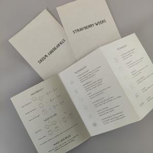 Custom Design Folded Instruction Booklet Different User Manual Printing