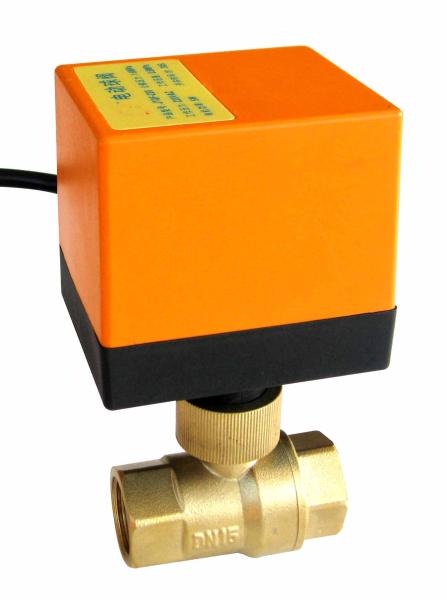 2 Way DN15 Electric Ball Valve Motor Operated For Cool / Heat Water System ,
