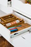 Totally Bamboo Large Adjustable Cutlery Tray & Drawer Organizer