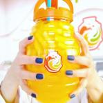 Juice Shops 1.5 Litre Customized Logo PET Beverage Jars