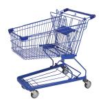 60L 450MM Grocery Shopping Trolley Cart With Wheels Metal Q235