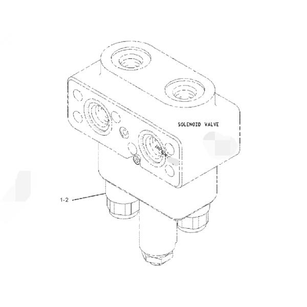 171-0030 Excavator Replacement Parts Belparts 320C E320B E320C Main Valve