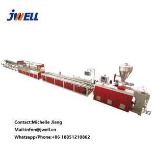 China Solid Wall Indoor Decorative Materials Extrusion Line For Doors Windows factory