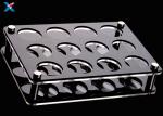 Transparent Acrylic Display Rack 6 Holes Clear Acrylic Cup Holder Cocktail Wine
