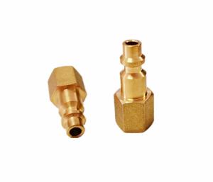 China Brass Air Tool Fittings 1/4 NPT Male Plug Connector factory