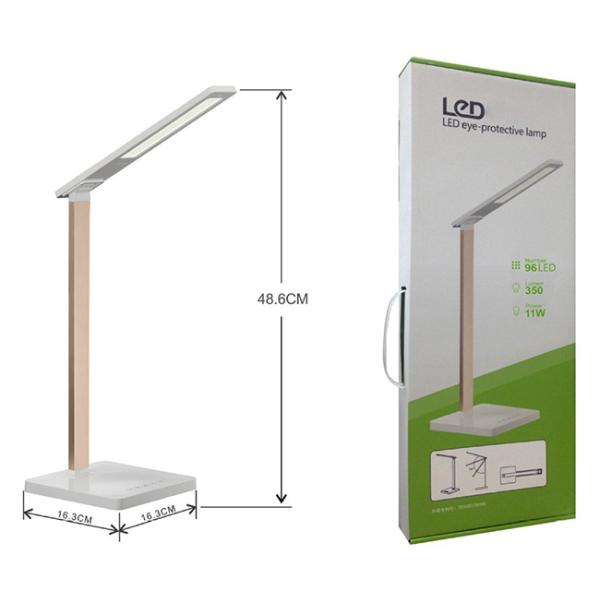 USB Charging Port Smart LED Table Lamp 12v Dc Adjustable Height And Angle