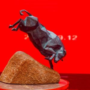 China Decoration Garden Art Bronze Antique Bull Sculpture factory