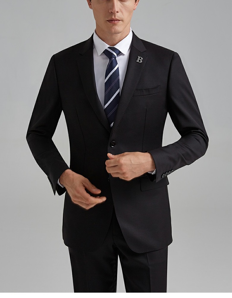 Anti-Static Black Suit for Work Professional Slim Stylish Clothing Business Suits