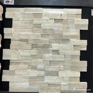 China Slate Culture Stone WPB-67 Corner 6 “X 18” X 6” Flat Panel 6” X 24” white culture stone factory