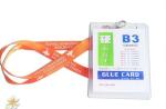 Safety Release Lanyard With Id Holder , Full Color Lanyards For Trade Show