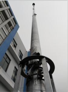 China Antenna Masts & TV Antenna Mounts Hand Push Up Telescoping Antenna Mast Pole 9M 30ft factory