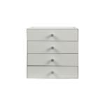 Makeup Organizer Jewelry Packaging Drawer Filing Cabinet Steel Storage Box