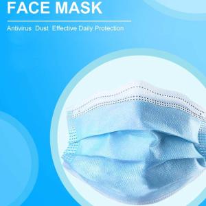 China Polypropylene Disposable Dust Masks 3 Ply Protection Masks With Tie On factory