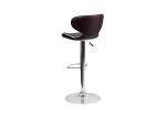 360 Degree Rotation 0.22m3 8.2kgs Modern Black Bar Stools