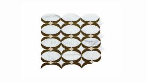 China Decorative Stone Mosaic Tiles Create Ornamental Accents Small Size Stable Non Porous factory