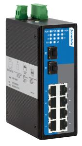 China 10 ports Gigabit WEB Managed Industry Ethernet Switch IP 40 Protection 12~48VDC factory