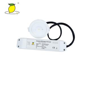 China 3W 50Hz LED Recessed Emergency Downlight With Conversion Kit factory