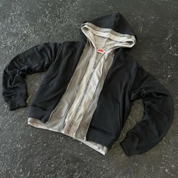 Manufacturer Custom French Terry Cotton Boxy Unisex Stone Wash Hoodies