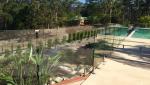 Ocean Blue Annealed Glass Pool Fencing Building , Home decoration glass
