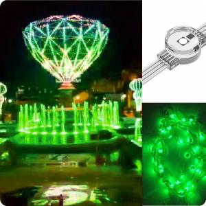 China Two LED Package Point Light Waterproof For Street Bridge Building Lighting factory