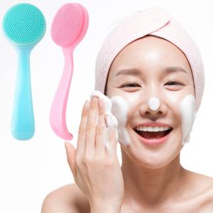 China MHC Soft Eco-Friendly Facial Waterproof Cleaning Brush Scrubber Exfoliator Silicone Face Cleanser factory