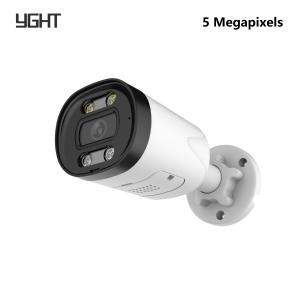 China 5MP IP67 Smart Tracking Security Bullet CCTV Camera Full Color Metal Housing factory