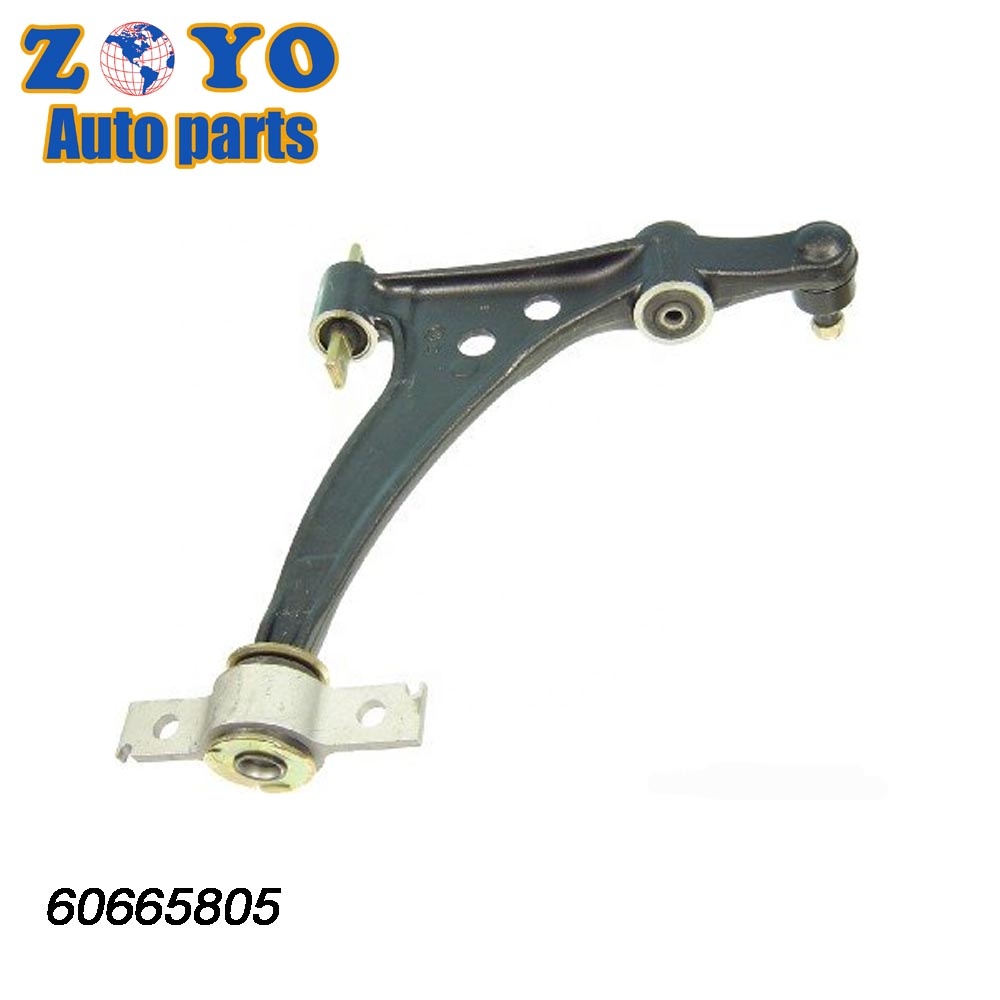 60665805 Car Suspension Parts Forged Right Front Lower Control Arm For Alfa Romeo 166 2007