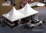 Commercial Advertising White Color Gazebo Tent Flexible Movable Fixing For Trade