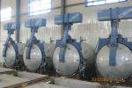 Pressure AAC Steam Chemical Autoclave Block Plant / AAC Production Line 2×31m
