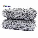 Car Washing Tools Microfiber Plush Car Washing Pad 21x14x6cm Black&White