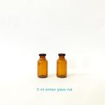 Medical Molded Glass Vial Injection Bottle 30ml Amber Tubular Glass Vial
