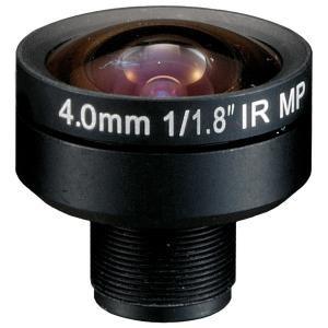 China 4mm F1.8 5Megapixel M12x0.5 CS mount 126degree wide angle lens, 4mm camera lens factory