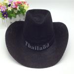 Summer hat men's western big cowboy hat knitted hat advertising hat hood 58cm