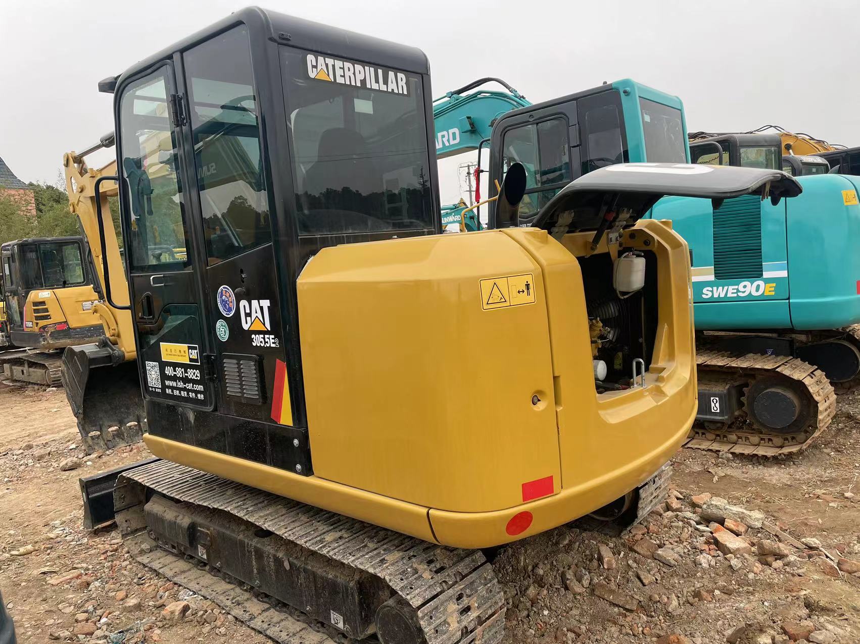 other construction machinery MiNi second-hand CAT305.5 hydraulic crawler backhoe digger used excavator in uae used excavator