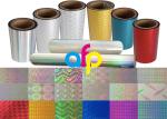PET Material Holographic Film Thickness 12 Mic - 26 Mic Over 150 Patterns