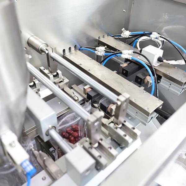SUS304 Premade Bag Packing Machine PLC Controlled Leakproof For Dried Fruits