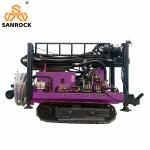 Lifting Force 15T Crawler Water Well Drilling Rig Hydraulic Borehole Drilling