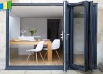 Residential And Commercial Aluminum Frame Glass Sliding Bifold Door Price