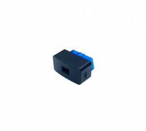 China OBD2 OBDII Enclosure with J1962 OBD2 Male Connector and USB Cut-out factory