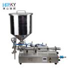 Desktop Semi Automatic Cream Lotion Paste Filling Machine With Hopper 40 Bottle