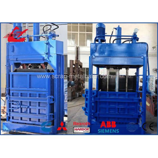 China 100 Ton Hydraulic Scrap Shredded Paper Baler Vertical Baling Press Machine factory