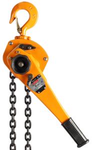 China High Efficiency Industrial Lifting Equipment Lever Chain Block 0.25T - 9T factory