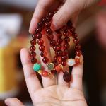 Newest Fashion Design Amber Natural Gemstone Healing Crystal Beads Bracelets