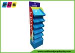POS Retail Six Shelf Corrugated Cardboard Displays , Fully Printing Retail