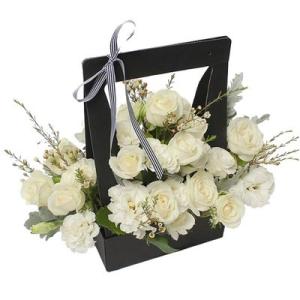 China Handmade Waterproof Folding Paperboard Portable Flower Box factory