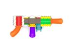 1-2 Age Kids Plastic Playground Equipment Smooth Surface Environmental